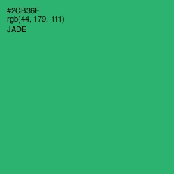 #2CB36F - Jade Color Image