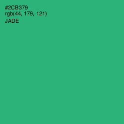 #2CB379 - Jade Color Image