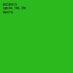 #2CB91D - Forest Green Color Image