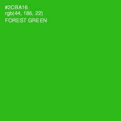 #2CBA16 - Forest Green Color Image