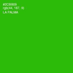 #2CBB09 - La Palma Color Image