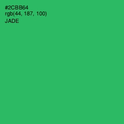 #2CBB64 - Jade Color Image