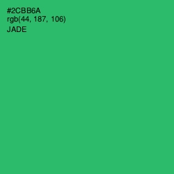 #2CBB6A - Jade Color Image