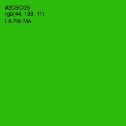 #2CBC0B - La Palma Color Image