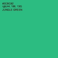 #2CBC82 - Jungle Green Color Image