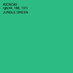 #2CBC83 - Jungle Green Color Image