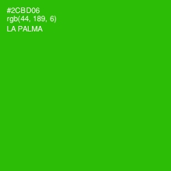 #2CBD06 - La Palma Color Image