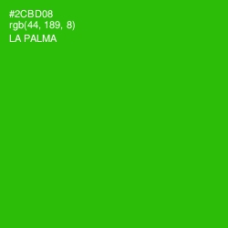 #2CBD08 - La Palma Color Image