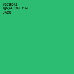 #2CBD72 - Jade Color Image