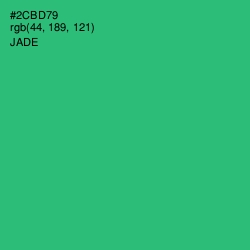 #2CBD79 - Jade Color Image