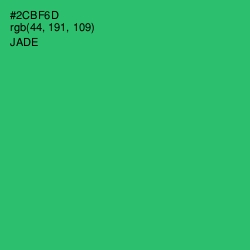 #2CBF6D - Jade Color Image