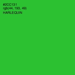 #2CC131 - Harlequin Color Image