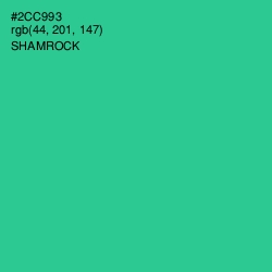 #2CC993 - Shamrock Color Image