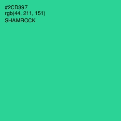 #2CD397 - Shamrock Color Image