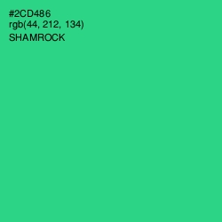 #2CD486 - Shamrock Color Image