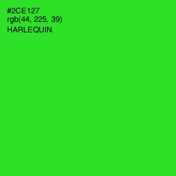 #2CE127 - Harlequin Color Image