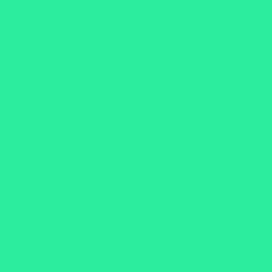 #2CED9D - Shamrock Color Image