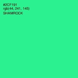 #2CF191 - Shamrock Color Image