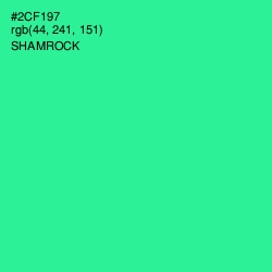 #2CF197 - Shamrock Color Image