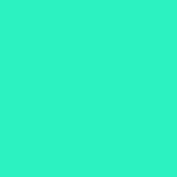 #2CF1C1 - Turquoise Color Image