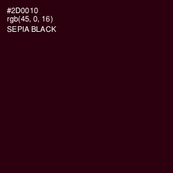 #2D0010 - Sepia Black Color Image