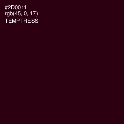 #2D0011 - Temptress Color Image