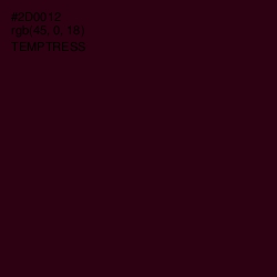 #2D0012 - Temptress Color Image