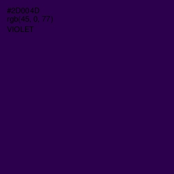 #2D004D - Violet Color Image