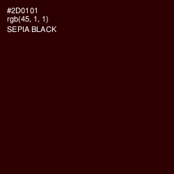 #2D0101 - Sepia Black Color Image