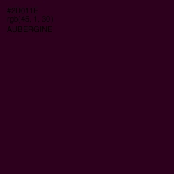 #2D011E - Aubergine Color Image