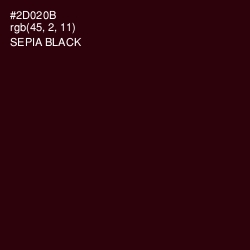 #2D020B - Sepia Black Color Image