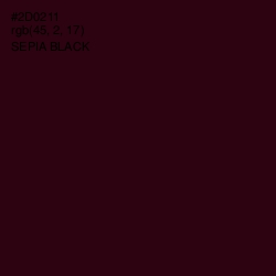 #2D0211 - Sepia Black Color Image