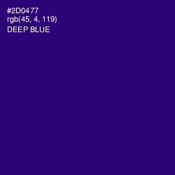#2D0477 - Deep Blue Color Image