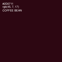 #2D0711 - Coffee Bean Color Image