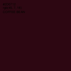 #2D0712 - Coffee Bean Color Image