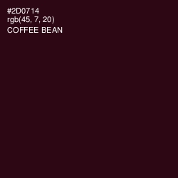 #2D0714 - Coffee Bean Color Image