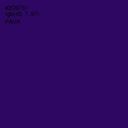 #2D0761 - Paua Color Image