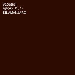 #2D0B01 - Kilamanjaro Color Image