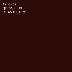 #2D0B09 - Kilamanjaro Color Image