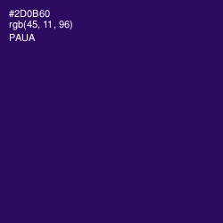 #2D0B60 - Paua Color Image