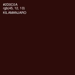 #2D0C0A - Kilamanjaro Color Image