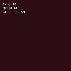 #2D0D14 - Coffee Bean Color Image