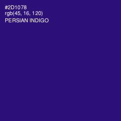 #2D1078 - Persian Indigo Color Image