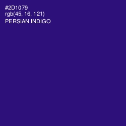 #2D1079 - Persian Indigo Color Image