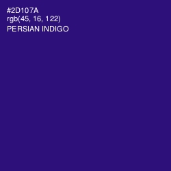 #2D107A - Persian Indigo Color Image