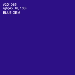 #2D1085 - Blue Gem Color Image