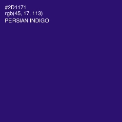 #2D1171 - Persian Indigo Color Image