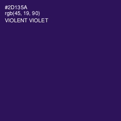 #2D135A - Violent Violet Color Image