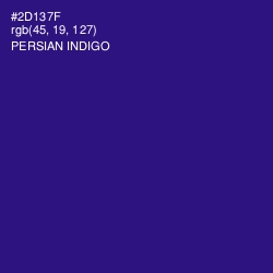 #2D137F - Persian Indigo Color Image