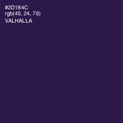 #2D184C - Valhalla Color Image